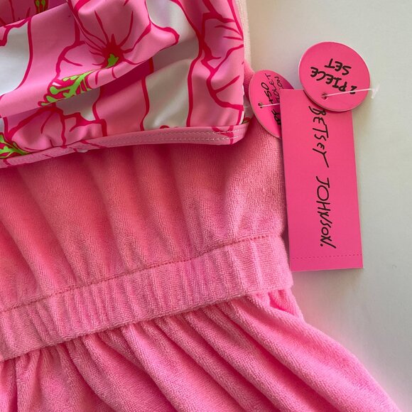 BETSEY JOHNSON Girl's 2 Piece Swim Set NWT Size 10 - Picture 5 of 9